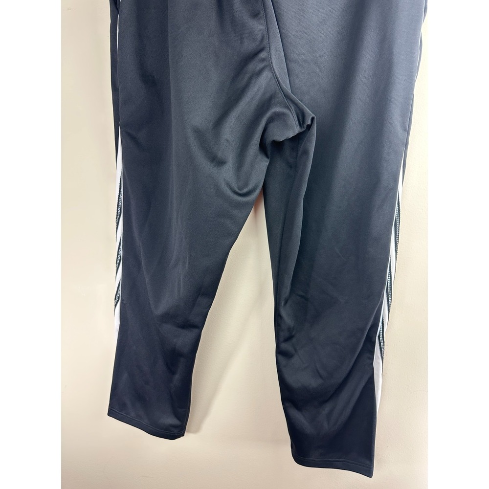 NEW Adidas BR8 US TP DM4463 Men's Size XL Black White Stripe Track Pants - Picture 13 of 16